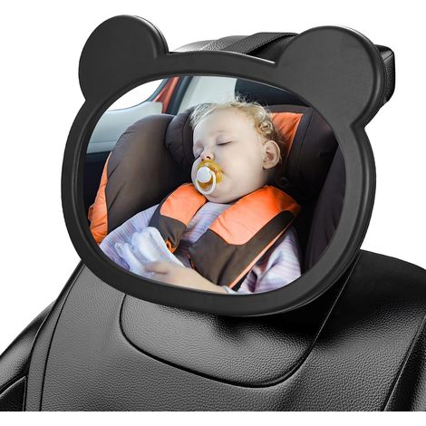 Miroir Voiture Bébé Retroviseur Voiture Bebe, Miroir Bebe Voiture, Miroirs Auto Bébés, Retroviseur Siege Voiture Bébé 360° Rotation Réglables, Miroir Siège Arrière de Bébé, Accessoire Voiture (1/5)