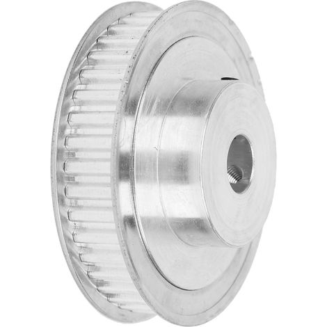 Poulie synchrone en alliage d'aluminium à 40 dents, type XL, pour transmission de puissance mécanique. (1/5)