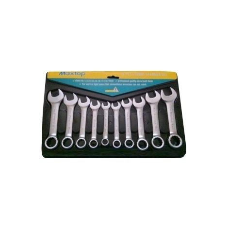 Chiavi combinate corte 10 pz cromo vanadio