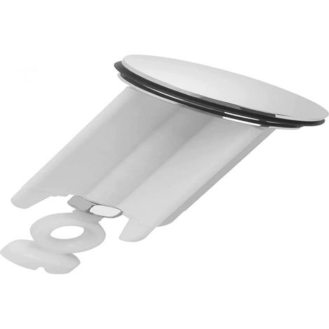 Tapón De Desagüe Pop-Up - 40 Mm - Para Fregadero De Cocina Y Baño - Latón Chapado En Cromo Con Junta De Goma - Unidad (1/5)