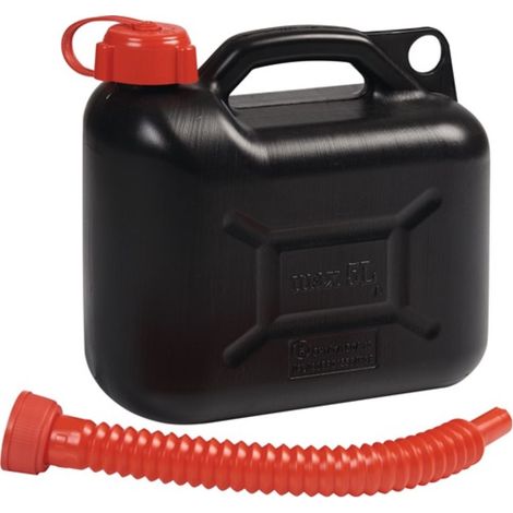 NOW bidón combustible transporte cap. 5l negro HD-PE L265xA135xH270mm - 4000819002 (1/2)