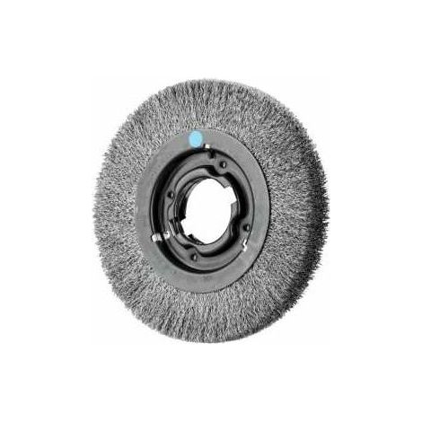 PFERD TOOLS Rundbürste breit ungezopft RBU Ø200x25xvariable Bohrung Edelstahl-Draht-Ø0,30 Schleifbock (1/5)