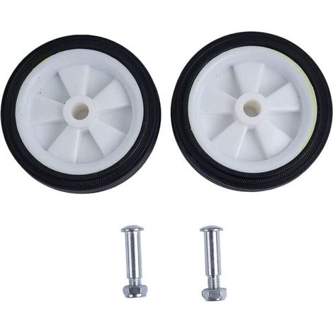Lot de 2 roulettes pour compresseurs d'air – Roues 15,7 cm silencieuses et antidérapantes – Absorption des chocs – Pour pompes à air (1/5)