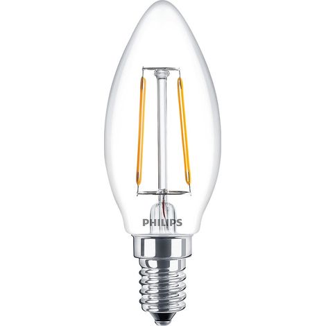 Bombilla Filamento LED E14 Casquillo Fino 2W 250 lm B35  CandleND    2700K Blanco Cálido (1/2)