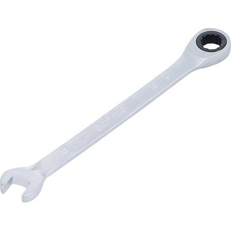 Clé Mixte à Cliquet 10 mm - Acier, 21,3 cm - Précision et Confort d Utilisation, Zones Difficiles - D-Work