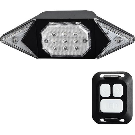 (Nero) Fanale posteriore della bicicletta, indicatore di direzione, indicatore di direzione B (1/5)
