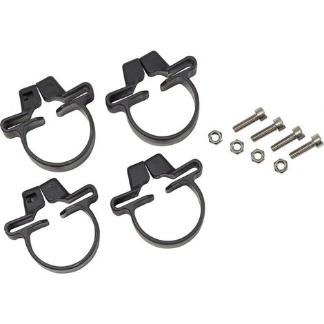 Juego de 4 collares Arista grises, Al.3 x P.15 cm Centrale Brico