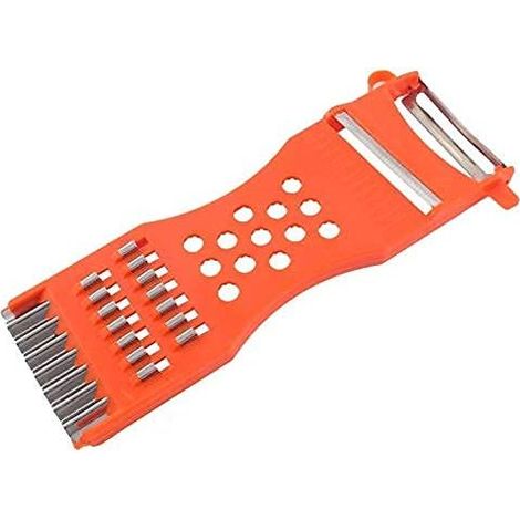 x Multifunktionale Gemüsereibe, Obstreibe, 6,5 cm Länge (1/5)