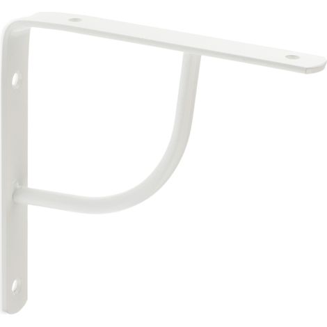 Support d&aposétagère  Style décoratif  Fabriqué en acier  Finition blanche  Mesures 20150150mm  Système de fixation  1 unité - talla