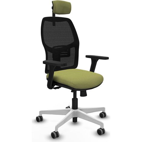 Silla de oficina piqueras y crespo Alfera negra brazos ajustables (1/2)