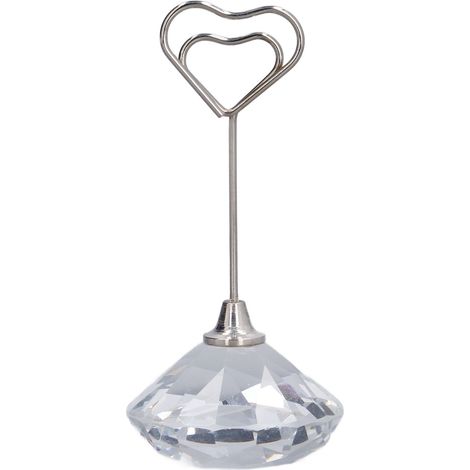Porte-cartes de visite en forme de cœur - Robuste, en métal de haute qualité, durable et polyvalent (9 cm de diamètre).