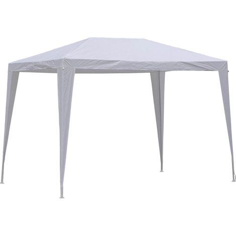 Gazebo da Giardino in Acciaio 2x3m Bauer Bianco (1/2)