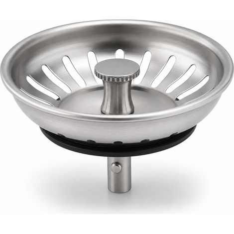 2 Stück Spülbeckenstöpsel Sieb für Spüle 83 mm (1/5)