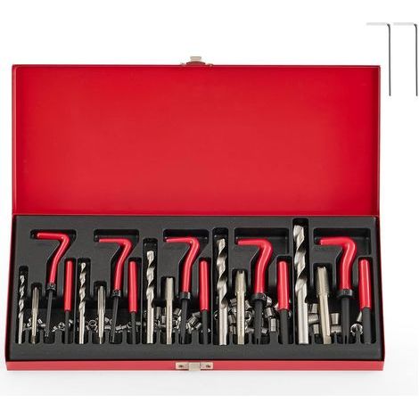 Orion Motor Tech Kit de Réparation de Filetage 131 pièces M5 M6 M8 M10 M12 Helicoil pour Moteur de Voiture (1/5)