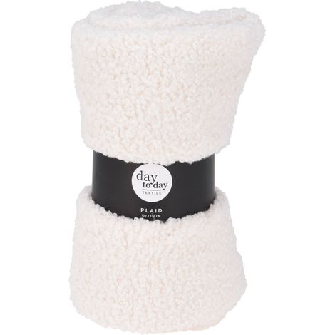 Kuschelige Bouclé-Decke TEDDY, 150 x 120 cm