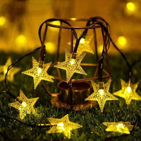 Solar-Lichterkette für draußen, 12 m, 100 LEDs, Solar-Lichterkette für draußen, IP65, wasserdicht, 8 Modi, Dekorationslicht für Garten, Terrasse, Innenhof, Hof, Haus, Weihnachten, Hochzeit, Party (War