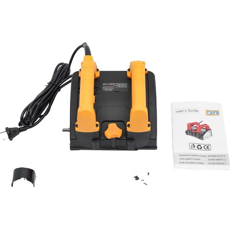 Machine de rabotage électrique, moteur de 1200W, design ergonomique, Lames simples, UE (1/2)