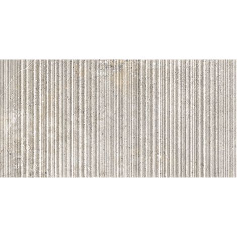 Faïence - STONE AGE - Greige - Satin - 59,2x29,5x0,85cm