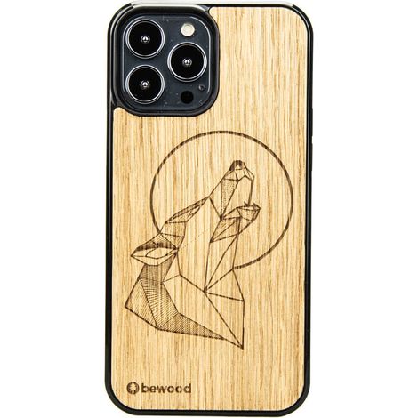 Holzhülle für iPhone 13 Pro Max Wolf OAK (1/3)