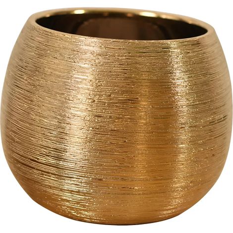 Jardinière suspendue, disque, boule, miroir, faite main, à arrosage automatique. (1/5)
