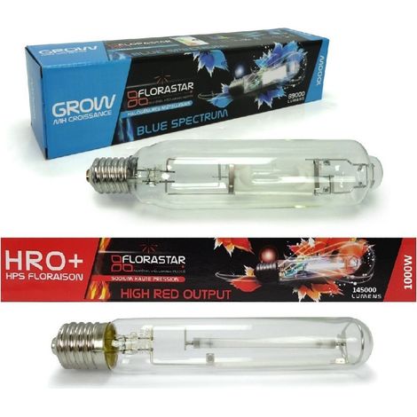 Pack ampoules 1000W MH + HPS FLORASTAR