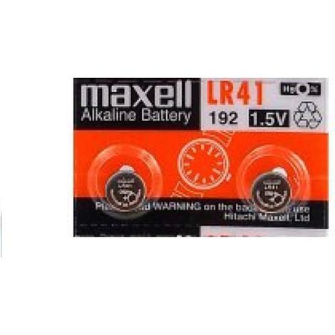 .2 piles Maxell LR41-AG3 .