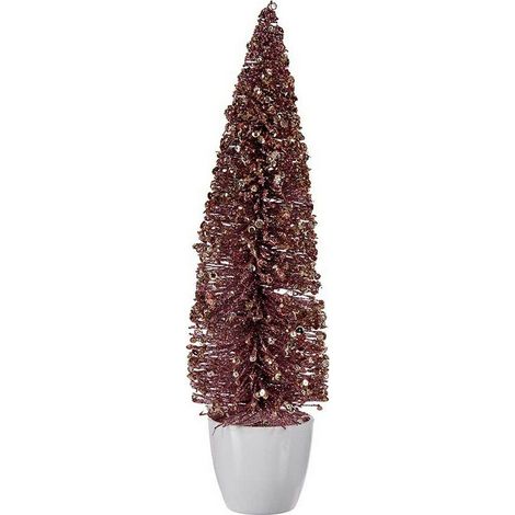 Weihnachtsbaum Krist+ Rosa Gold Kunststoff 10 x 38 x 10 cm