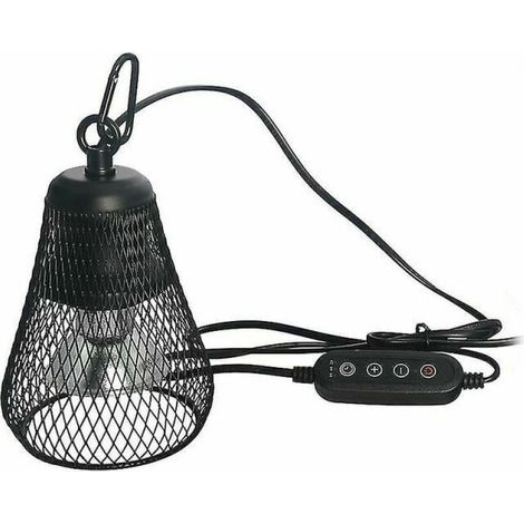 Lampe chauffante à intensité variable pour reptiles (tortues, lézards, serpents). (1/5)