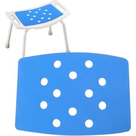 Non-Slip Bath Chair Elderly Bathtub Assistive Device Seat Bathroom Bath Chair Shower Stool Seat Cushion Safe Bathroom Environment Product (Blue Cushions Only) (1/5)