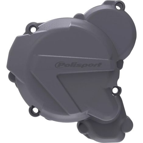 Protector de cubierta de alternador Polisport para KTM EXC 250 300 y Husqvarna TE, 17", color gris.