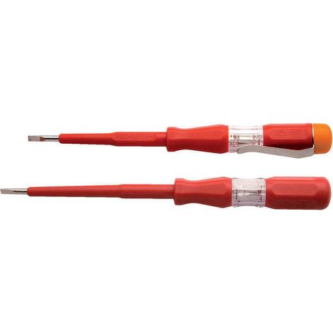 Tournevis détecteur de tension 220-250 V série 630VDE - UNIOR TOOLS - 140 mm - à agrafe (1/4)