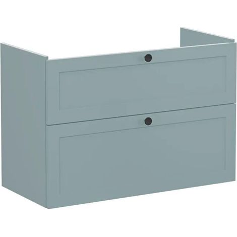 MOBILE BAGNO ROOT 100X46XH69CM VERDE FIORDO OPACO (1/2)