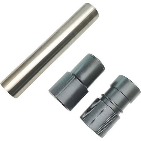 Tube en acier inoxydable avec connecteurs, pièce de rechange pour le nettoyage des tissus d'ameublement et des tapis. Transformez votre aspirateur eau et poussière en extracteur. (1/5)