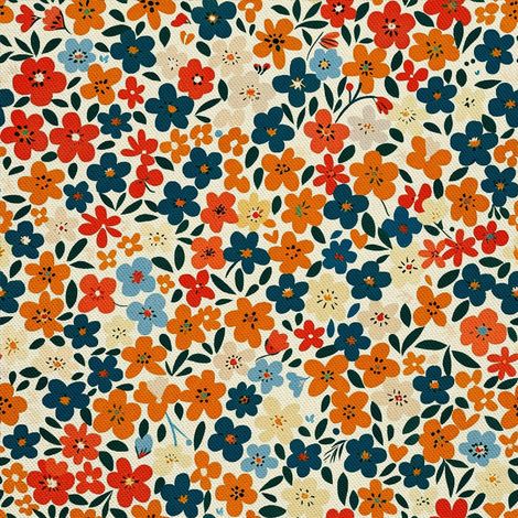 Tela decorativa para exteriores Oxford - Motivo floral I DX5390 (1/5)