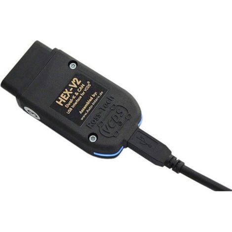 Câble De Diagnostic Automobile - Usb - Compatible Vw Audi Skoda Seat - Hex V2 Vcds Vag Com 25 3 - Pour Modèles Jusqu En 2017