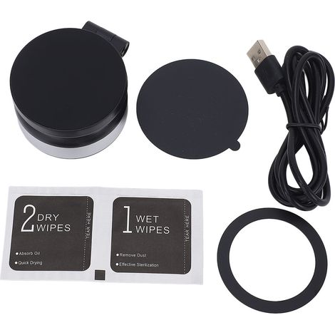 Support téléphone ventouse magnétique vide – Angle réglable support voiture miroir verre mur argent, fixation (1/3)