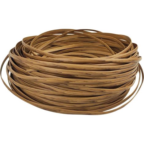 36.5 m (120 ft) Wicker Basket Repair Kit - Basket Weaving Kit - Multifunctional Decoration - Replacement Material, Brown