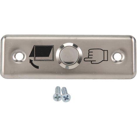Bouton-poussoir de déverrouillage de porte en acier, interrupteur de position initiale, élément du système de contrôle d'accès M1L3 (1/4)