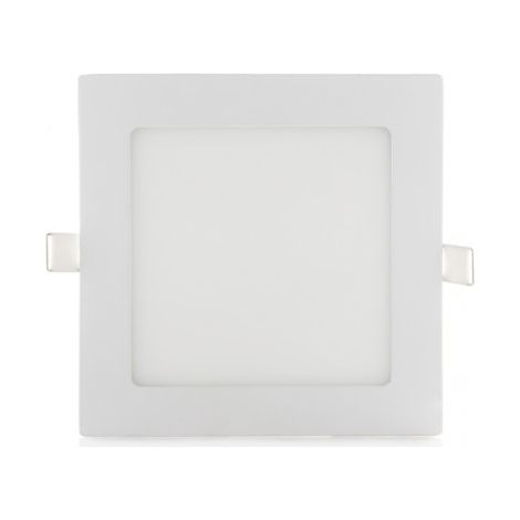 Pannello led quadrato slim 12w ip20 incasso faro faretto completo driver bianco luce calda naturale fredda Downlight naturale 4500k (1/5)