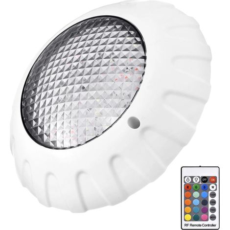 Éclairage de piscine — Spots LED subaquatiques colorés, adaptés aux spas, baignoires, espaces de douche, fêtes, fontaines, jardins et bassins.
