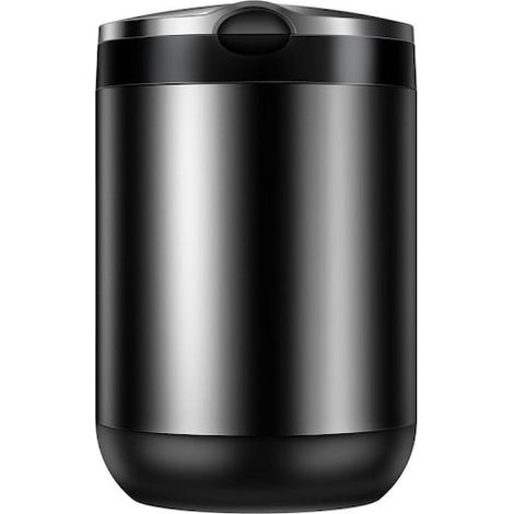 Mini cendrier de voiture avec LED, noir, cendrier portable pour porte-gobelet, rangement compact pour véhicule (1/5)