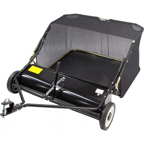 Dema – Balayeuse à feuilles et à gazon 105 cm – Largeur de travail 1050 mm – Capacité bac 380 litres – Pour tracteurs tondeuses et quads