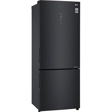 LG – Réfrigérateur congélateur bas 451L – 2 portes – Classe E – Pas de givre – Autonomie 15h – Capacité de congélation 12kg/24h – GBB569MCAZN (1/10)