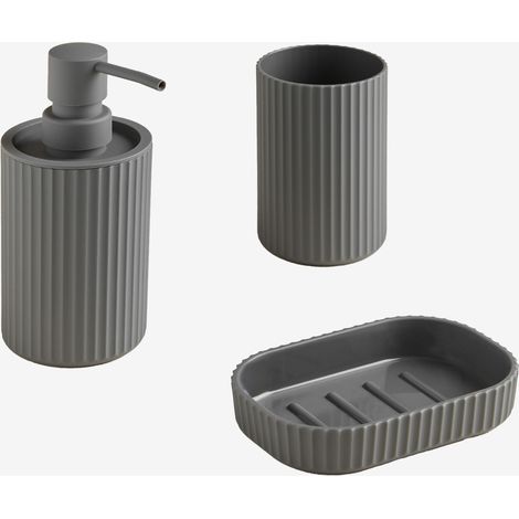 Set de salle de bain en ABS Ozene SKLUM Gris Graphite (1/5)