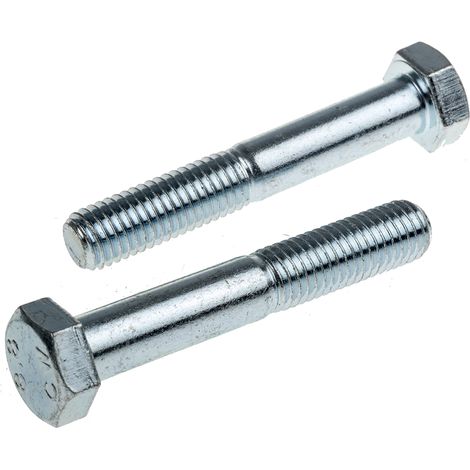 Vis à tête hexagonale, Acier Passivé, zinc, M12 x 75mm ( Prix pour Boîte de 25 )