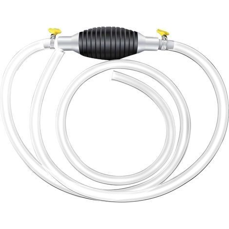 Pompe de Transfert Manuelle, Pompe de Transfert de Carburant, Tuyau de Siphon Portable, Pompe à Essence Avec Tuyau de 1,5 M pour Essence, Eau, Huile, Liquide, Pompe à Essence (1/4)