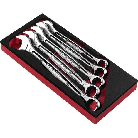 Facom – Module mousse 5 clés mixtes OGV 27-34 mm – Accessoire pour servante d'atelier – Plateau mousse PM.MOD440-2