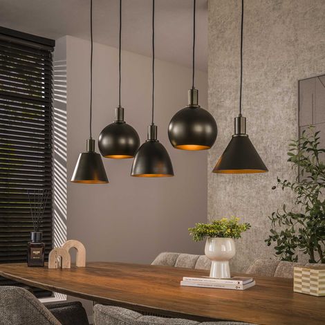 Hängelampe Sienna 5-hellbraun 120 cm