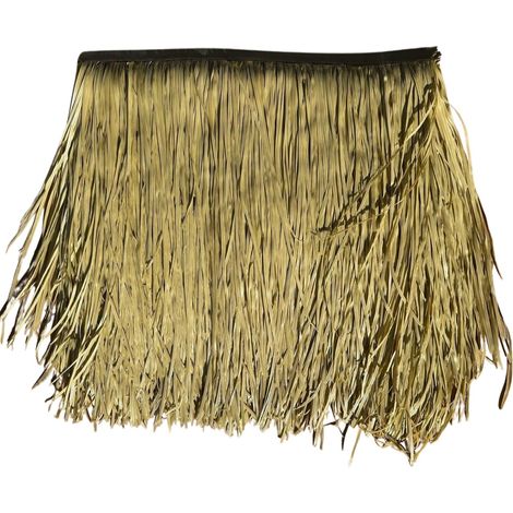 Toit en Chaume Synthétique pour Toiture Ignifuge Panneau Toit en Paille Artificielle PE Palme pour Tiki Bar Jardin Gazebos Hawaii Jardin Parasol de Plage Clôture Partie 5pcs Lightylow (1/5)