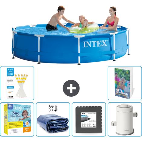 Frame Pool Rund - 305x76 cm - 7-teilig S111